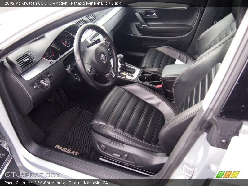 Reflex Silver Metallic / Black 2009 Volkswagen CC VR6 4Motion