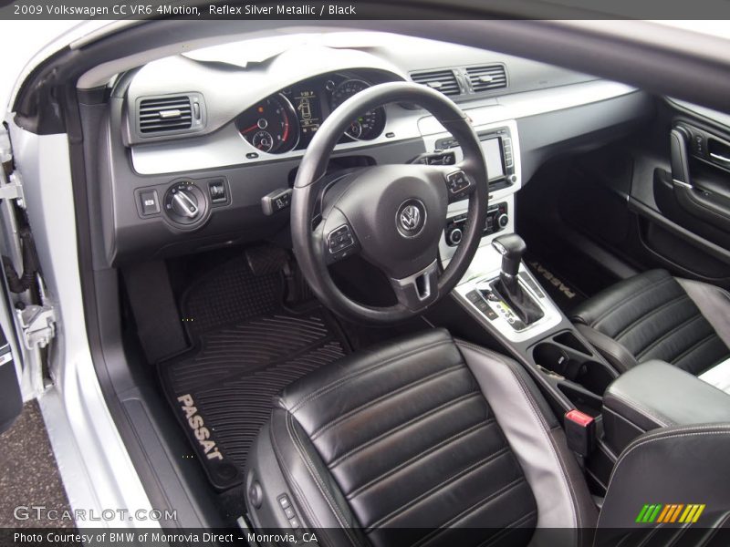 Reflex Silver Metallic / Black 2009 Volkswagen CC VR6 4Motion