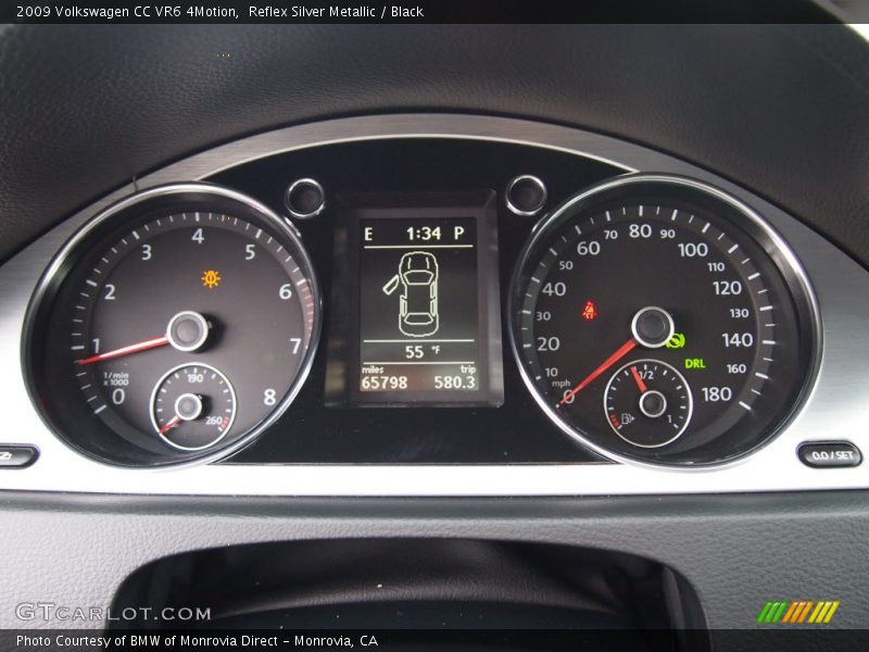 Reflex Silver Metallic / Black 2009 Volkswagen CC VR6 4Motion
