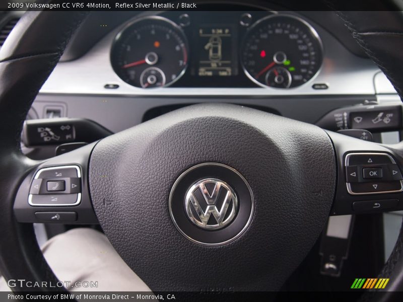 Reflex Silver Metallic / Black 2009 Volkswagen CC VR6 4Motion