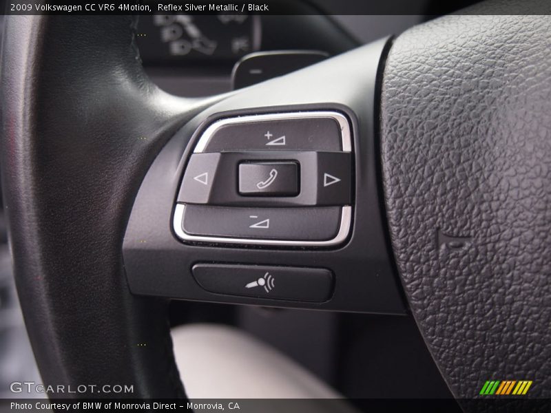 Reflex Silver Metallic / Black 2009 Volkswagen CC VR6 4Motion