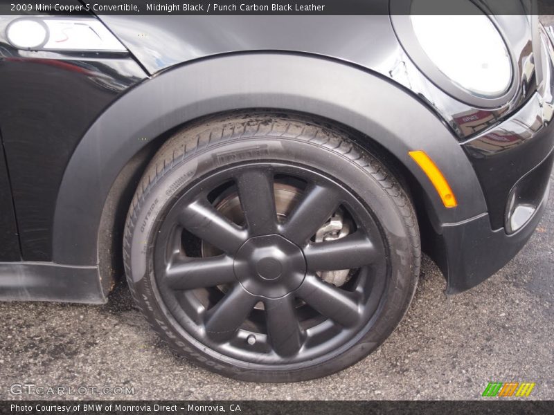 Midnight Black / Punch Carbon Black Leather 2009 Mini Cooper S Convertible