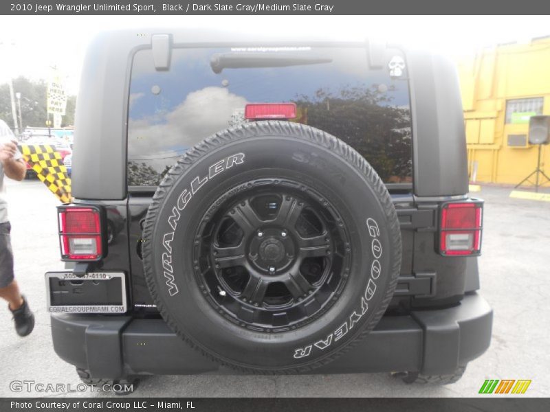 Black / Dark Slate Gray/Medium Slate Gray 2010 Jeep Wrangler Unlimited Sport