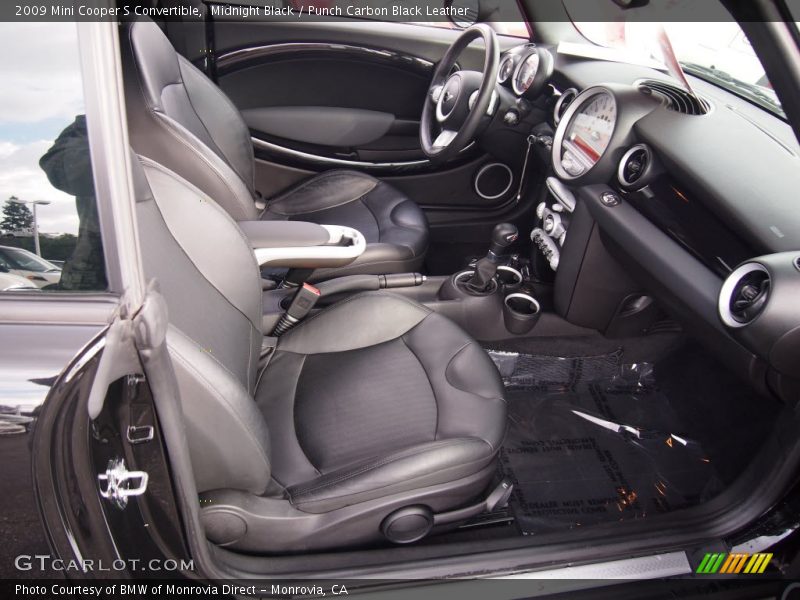 Midnight Black / Punch Carbon Black Leather 2009 Mini Cooper S Convertible