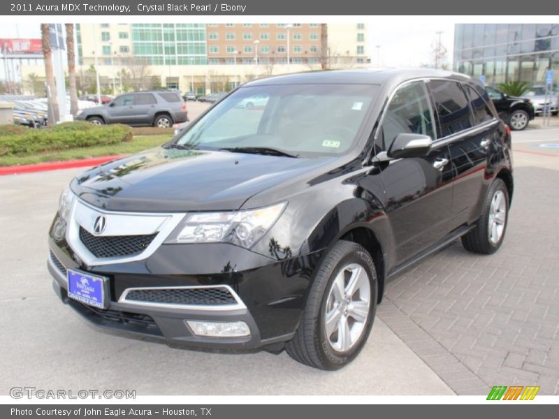 Crystal Black Pearl / Ebony 2011 Acura MDX Technology