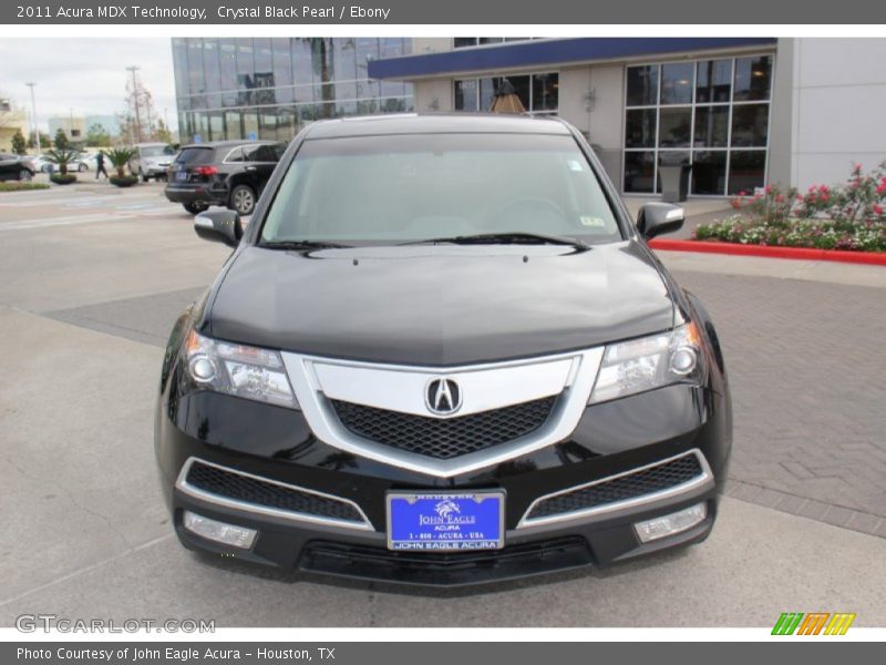 Crystal Black Pearl / Ebony 2011 Acura MDX Technology