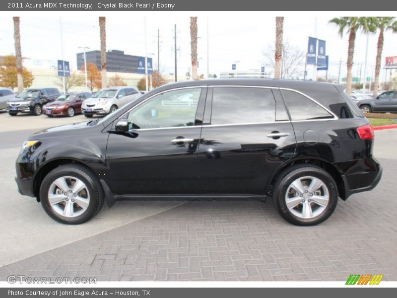 Crystal Black Pearl / Ebony 2011 Acura MDX Technology