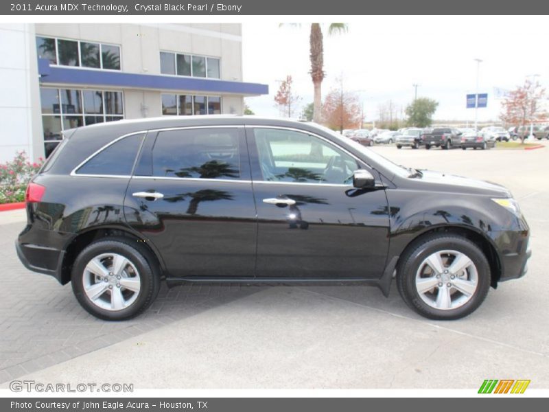 Crystal Black Pearl / Ebony 2011 Acura MDX Technology