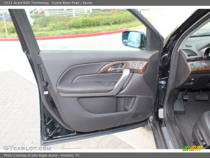 Crystal Black Pearl / Ebony 2011 Acura MDX Technology