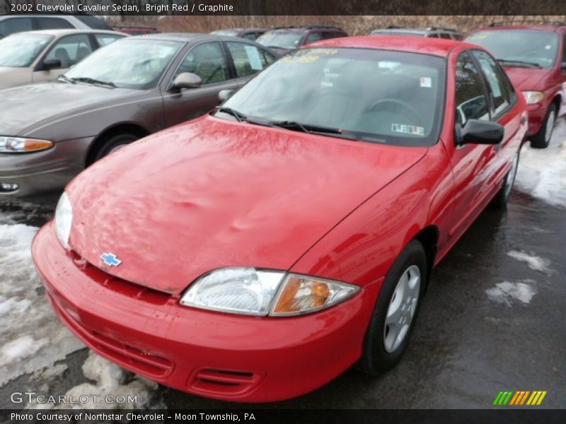 Front 3/4 View of 2002 Cavalier Sedan