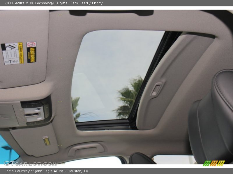 Crystal Black Pearl / Ebony 2011 Acura MDX Technology