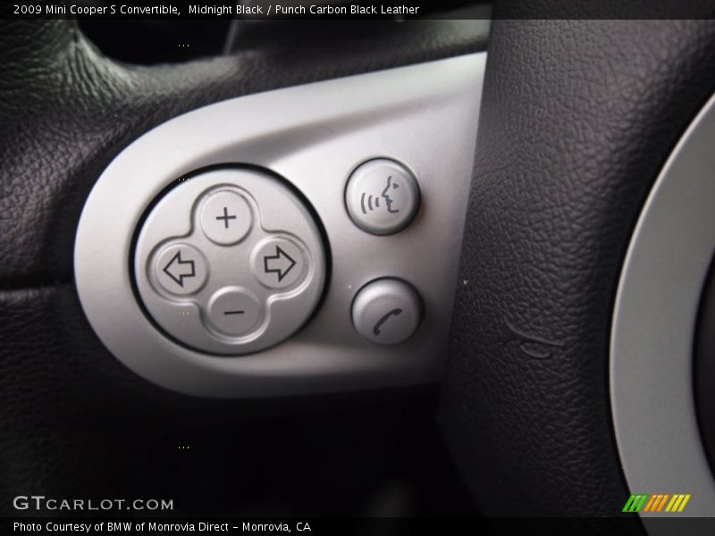 Midnight Black / Punch Carbon Black Leather 2009 Mini Cooper S Convertible