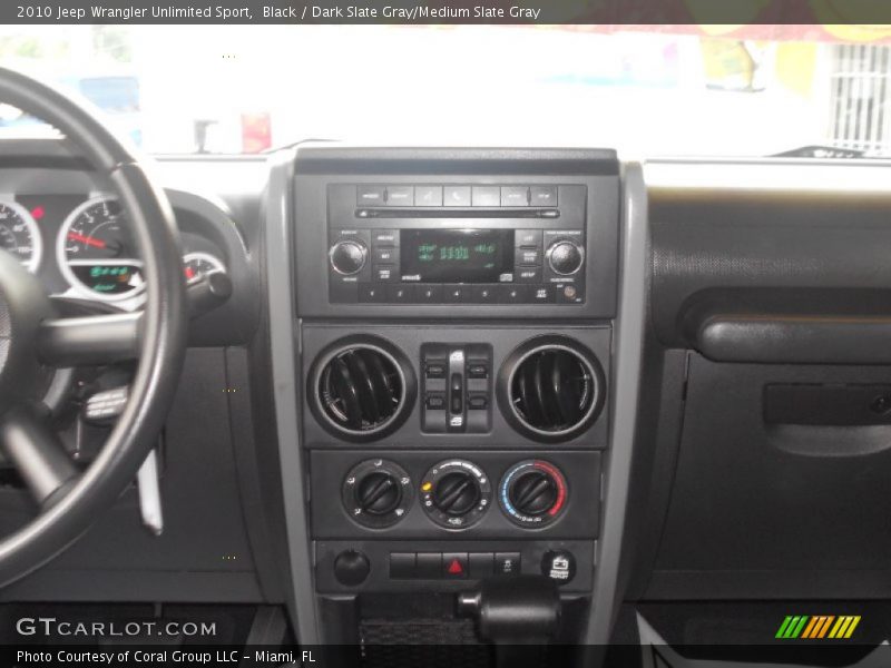 Black / Dark Slate Gray/Medium Slate Gray 2010 Jeep Wrangler Unlimited Sport