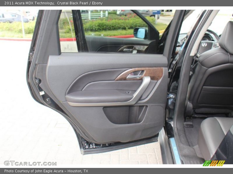 Crystal Black Pearl / Ebony 2011 Acura MDX Technology