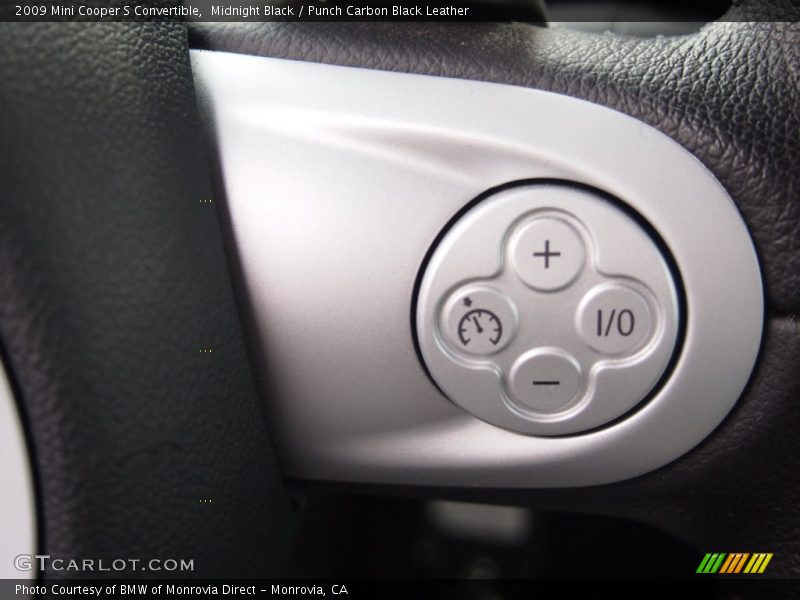 Midnight Black / Punch Carbon Black Leather 2009 Mini Cooper S Convertible