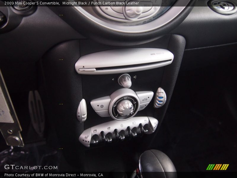 Midnight Black / Punch Carbon Black Leather 2009 Mini Cooper S Convertible