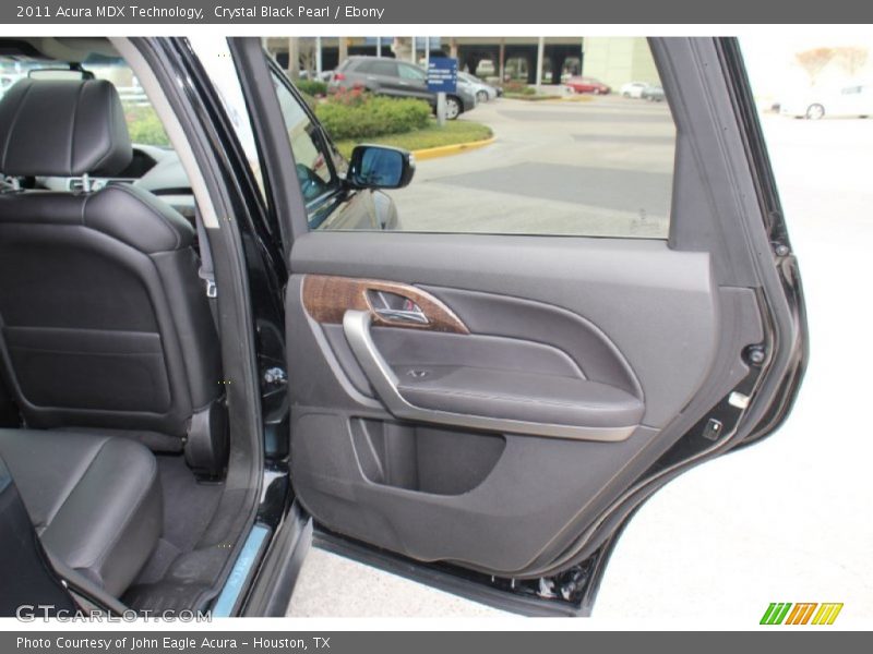 Crystal Black Pearl / Ebony 2011 Acura MDX Technology