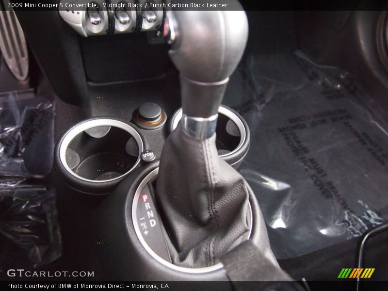 Midnight Black / Punch Carbon Black Leather 2009 Mini Cooper S Convertible