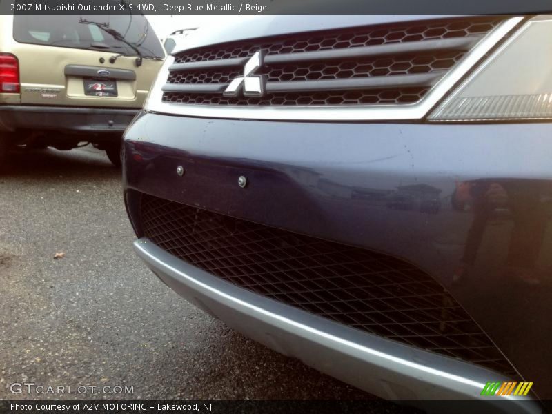 Deep Blue Metallic / Beige 2007 Mitsubishi Outlander XLS 4WD