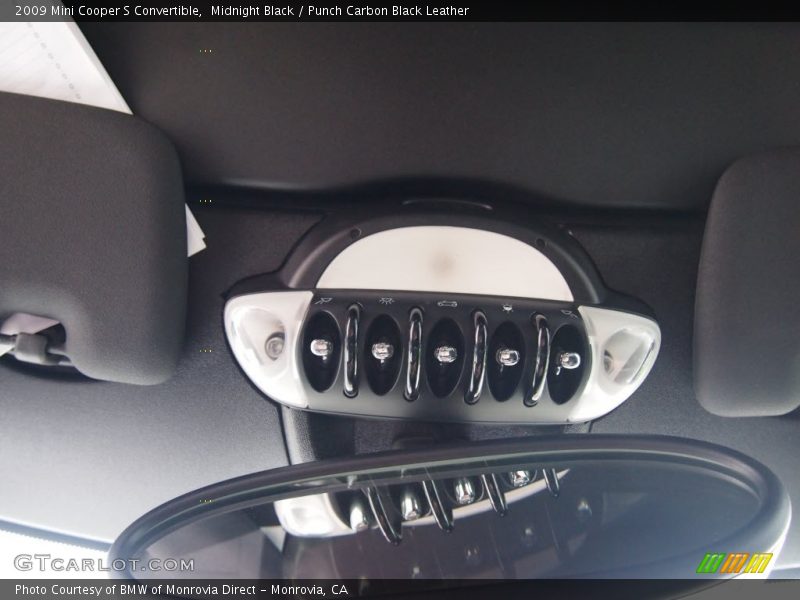 Midnight Black / Punch Carbon Black Leather 2009 Mini Cooper S Convertible