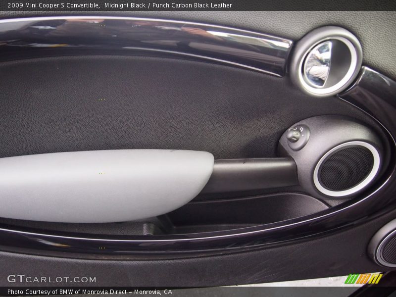 Midnight Black / Punch Carbon Black Leather 2009 Mini Cooper S Convertible