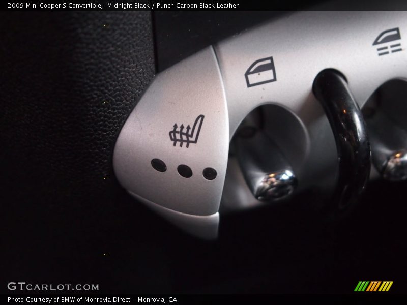 Midnight Black / Punch Carbon Black Leather 2009 Mini Cooper S Convertible