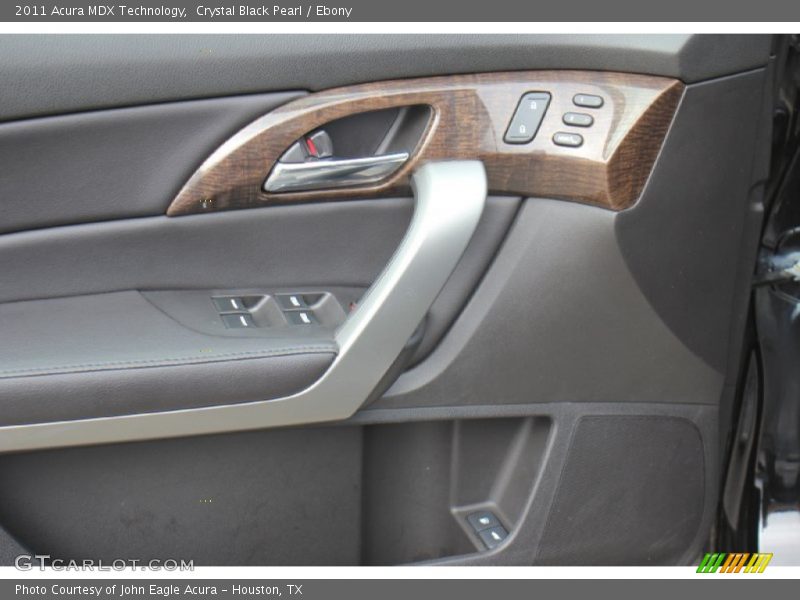 Crystal Black Pearl / Ebony 2011 Acura MDX Technology