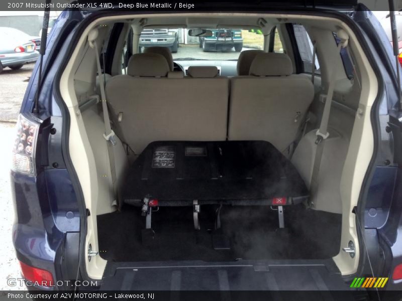 Deep Blue Metallic / Beige 2007 Mitsubishi Outlander XLS 4WD
