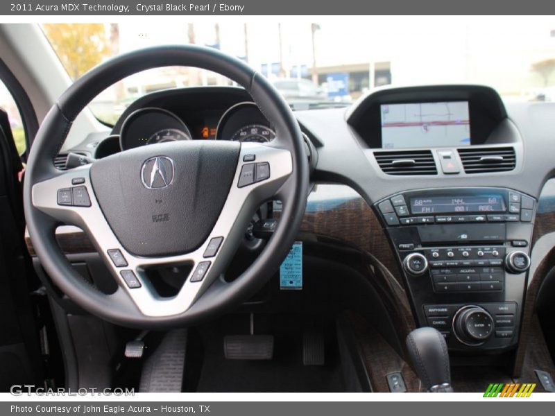 Crystal Black Pearl / Ebony 2011 Acura MDX Technology