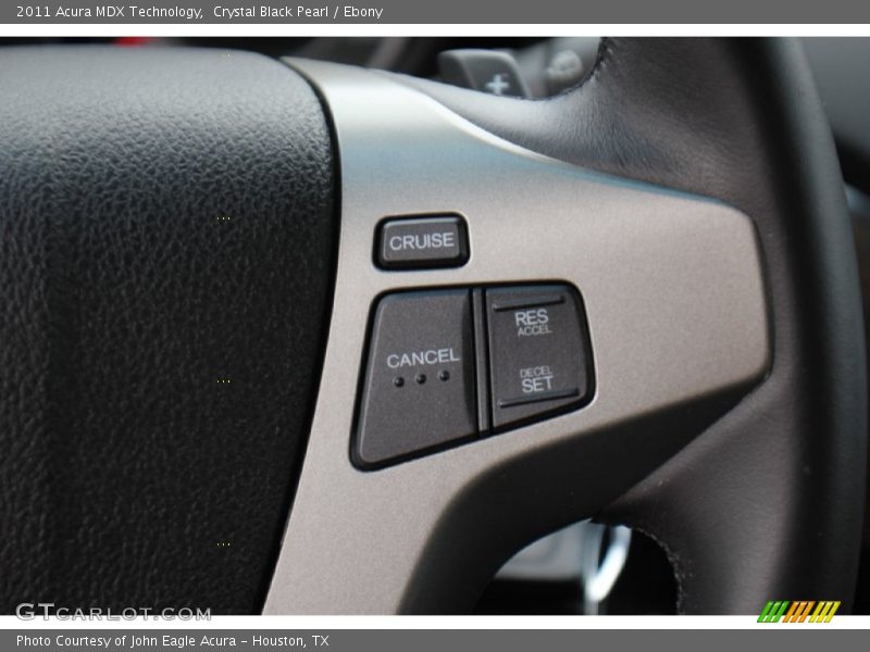 Crystal Black Pearl / Ebony 2011 Acura MDX Technology
