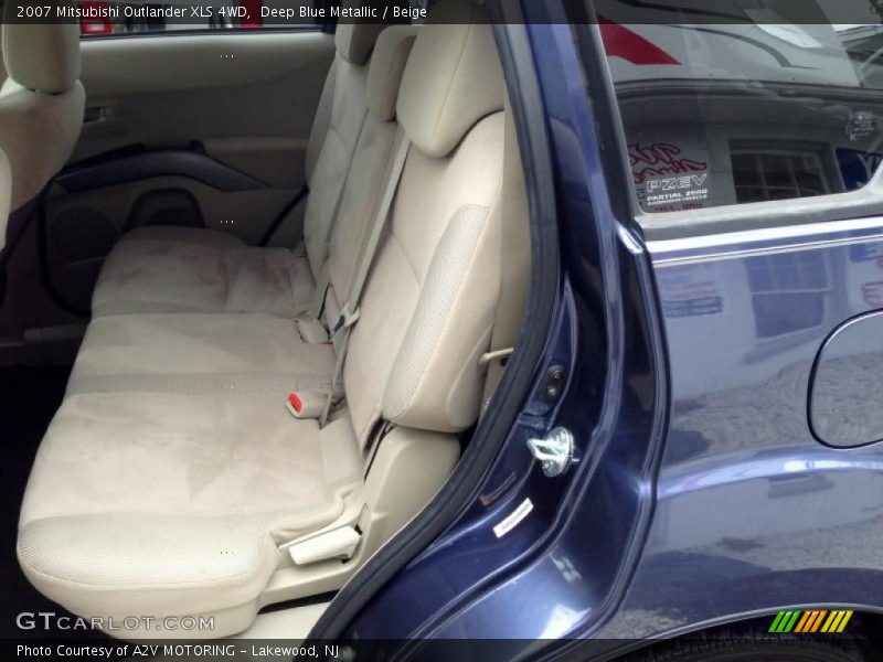 Deep Blue Metallic / Beige 2007 Mitsubishi Outlander XLS 4WD