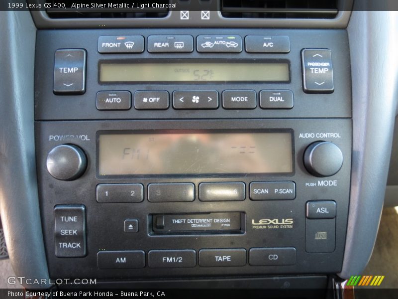 Audio System of 1999 GS 400