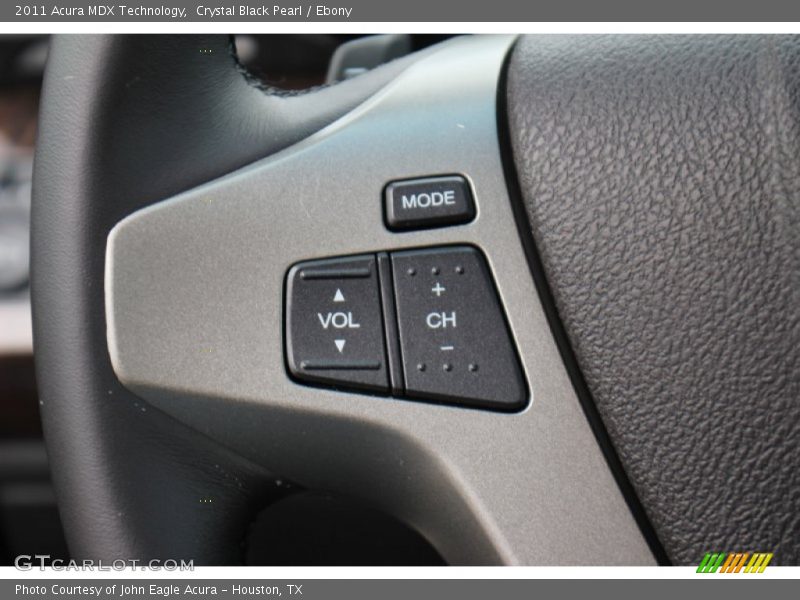 Crystal Black Pearl / Ebony 2011 Acura MDX Technology
