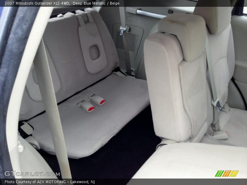 Deep Blue Metallic / Beige 2007 Mitsubishi Outlander XLS 4WD