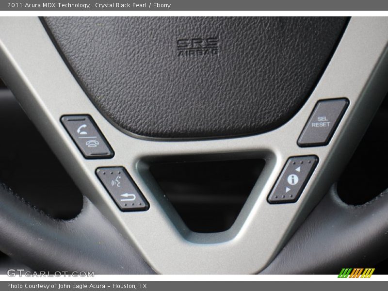 Crystal Black Pearl / Ebony 2011 Acura MDX Technology