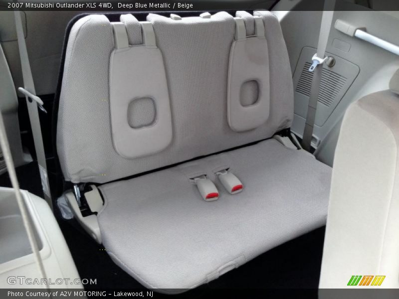 Deep Blue Metallic / Beige 2007 Mitsubishi Outlander XLS 4WD