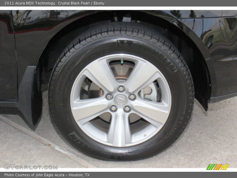 Crystal Black Pearl / Ebony 2011 Acura MDX Technology