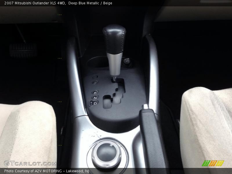 Deep Blue Metallic / Beige 2007 Mitsubishi Outlander XLS 4WD