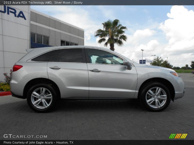 Silver Moon / Ebony 2013 Acura RDX Technology AWD