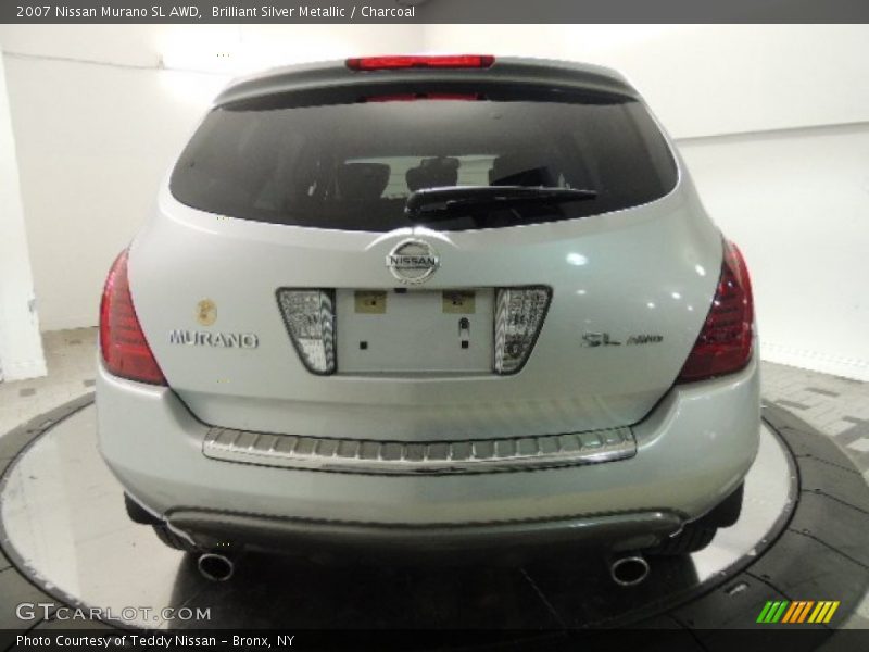 Brilliant Silver Metallic / Charcoal 2007 Nissan Murano SL AWD