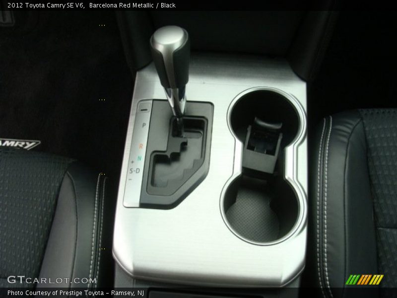 Barcelona Red Metallic / Black 2012 Toyota Camry SE V6