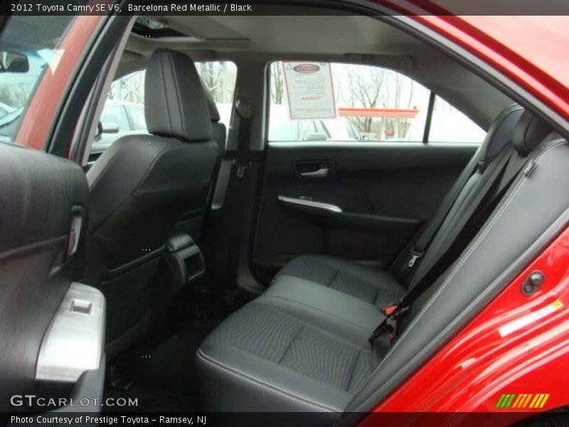 Barcelona Red Metallic / Black 2012 Toyota Camry SE V6