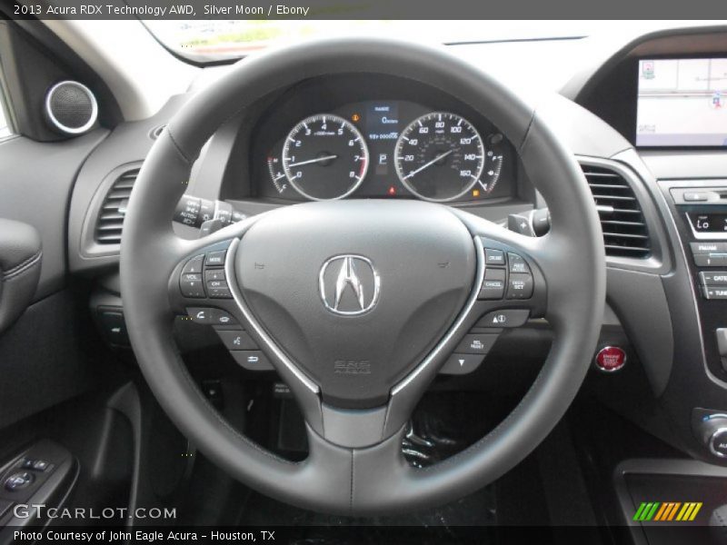 Silver Moon / Ebony 2013 Acura RDX Technology AWD