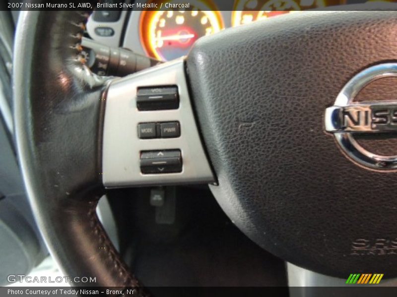 Brilliant Silver Metallic / Charcoal 2007 Nissan Murano SL AWD