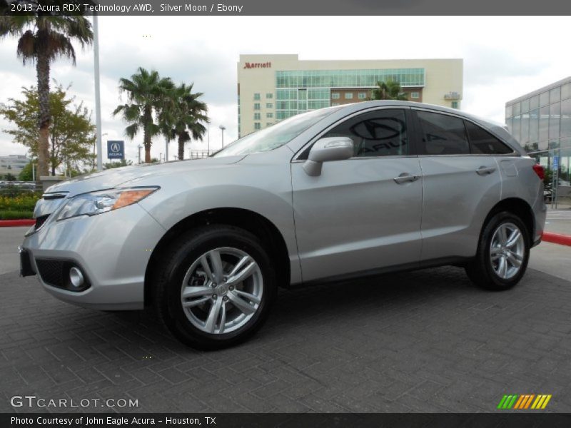 Silver Moon / Ebony 2013 Acura RDX Technology AWD