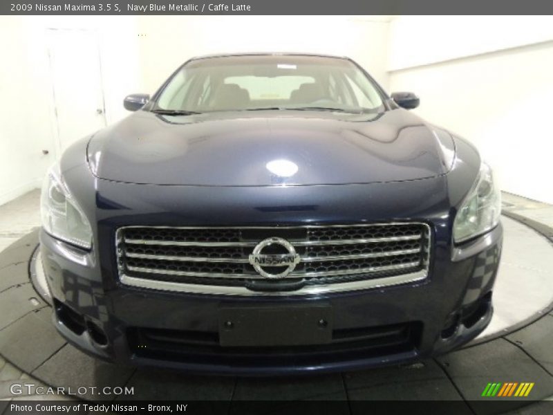 Navy Blue Metallic / Caffe Latte 2009 Nissan Maxima 3.5 S