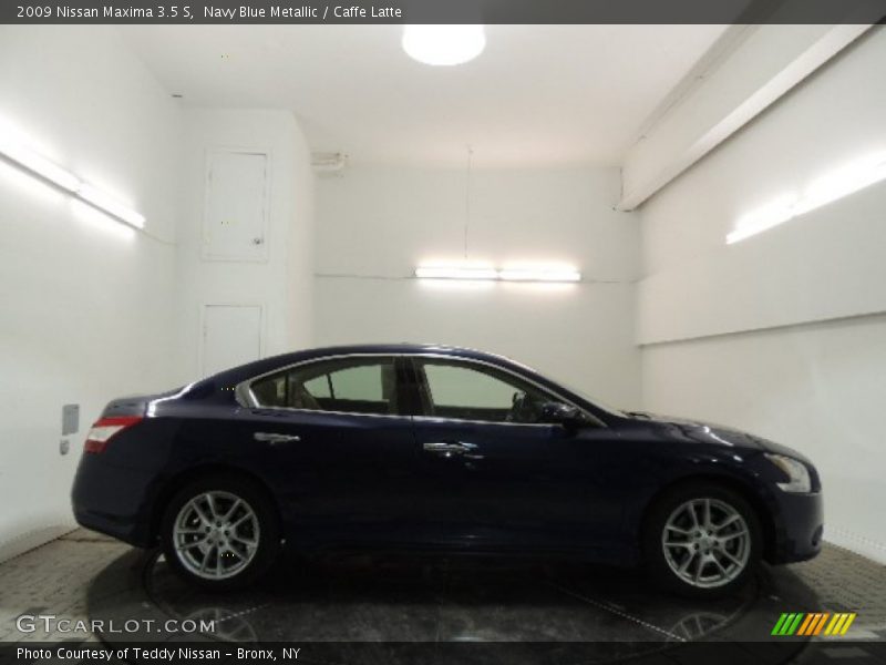 Navy Blue Metallic / Caffe Latte 2009 Nissan Maxima 3.5 S
