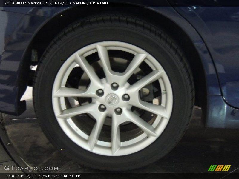 Navy Blue Metallic / Caffe Latte 2009 Nissan Maxima 3.5 S