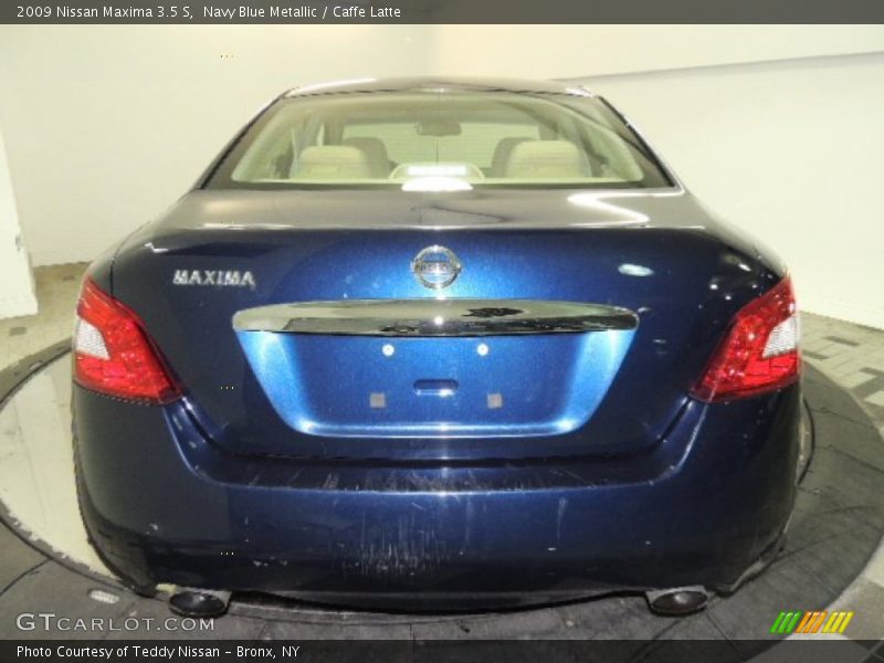 Navy Blue Metallic / Caffe Latte 2009 Nissan Maxima 3.5 S