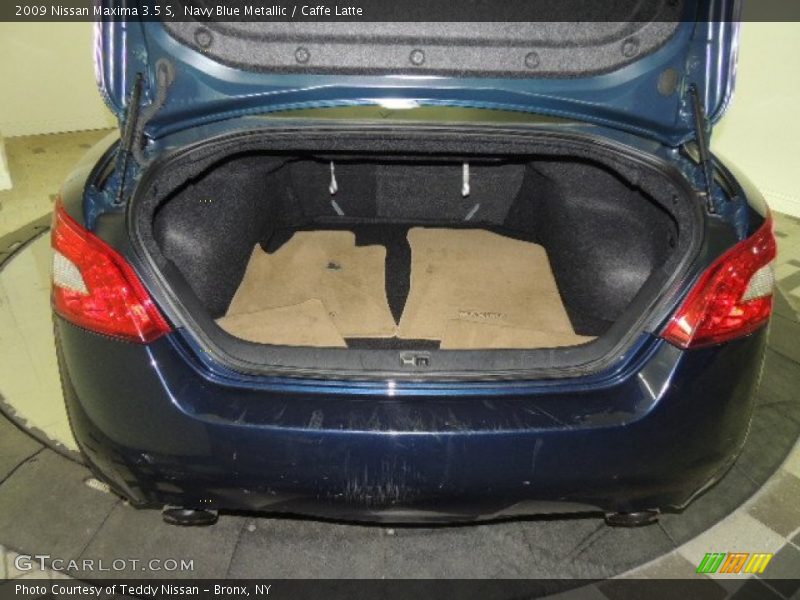 Navy Blue Metallic / Caffe Latte 2009 Nissan Maxima 3.5 S